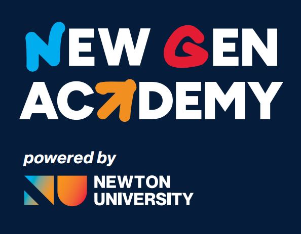 Logo New Gen Academy powered by Newton University