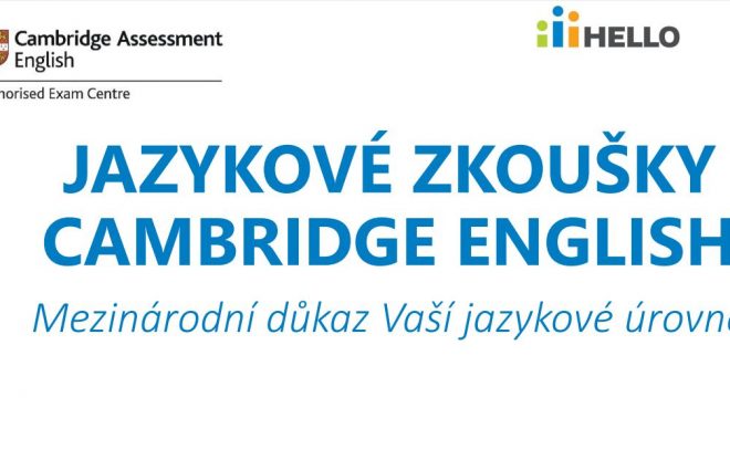 JAZYKOVÉ ZKOUŠKY CAMBRIDGE ENGLISH